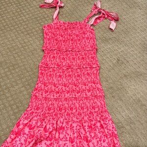 Pink preppy dress
